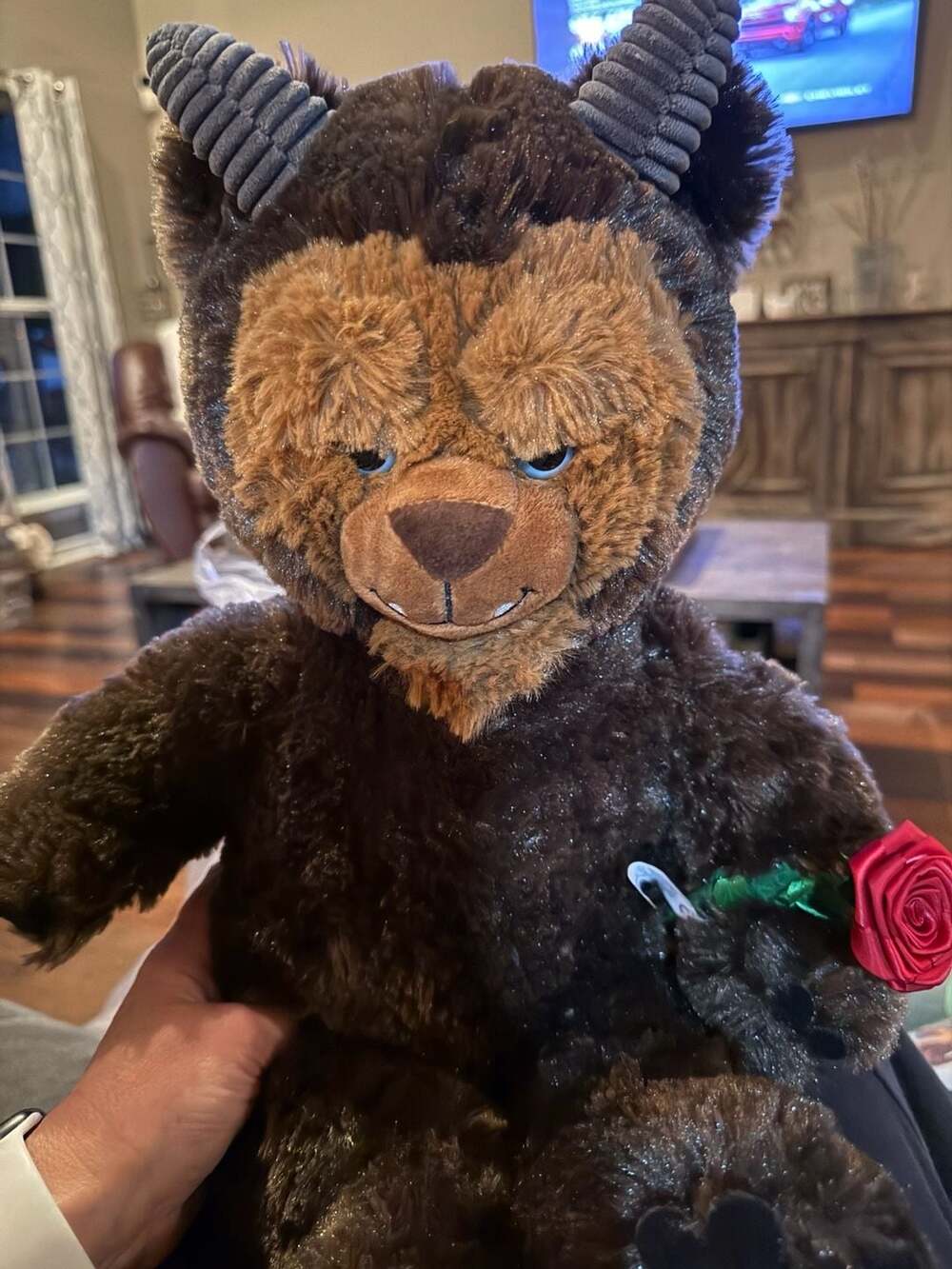 Build-A-Bear Disney Beauty and the Beast Limited Edition 19" Beast Plush w/ Rose